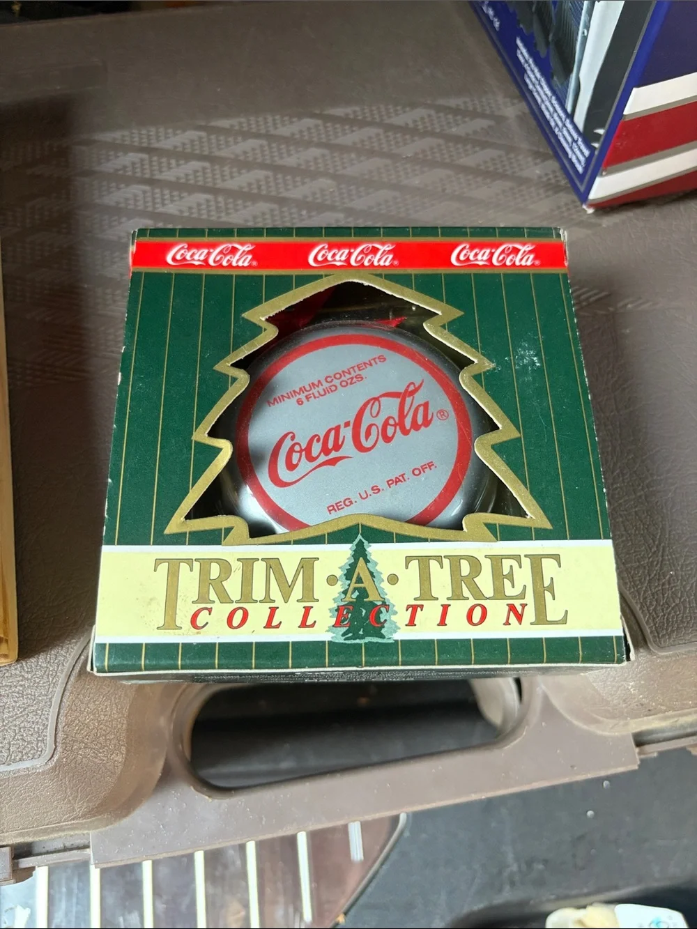 Coca Cola Red and Green Trim-A-Tree Holiday Ornament